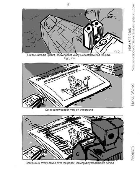 There Are No Goodbyes Just Inside Out Hellos Wall E Storyboards