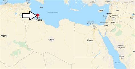 Where Is Tripoli Located What Country Is Tripoli In Tripoli Map