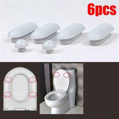 Shock Proof Toilet Seat Buffers Bumpers Toilet Lid Seat Stoppers