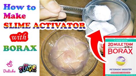 How To Make Slime Activator Slime Activator At Home Slime Activator