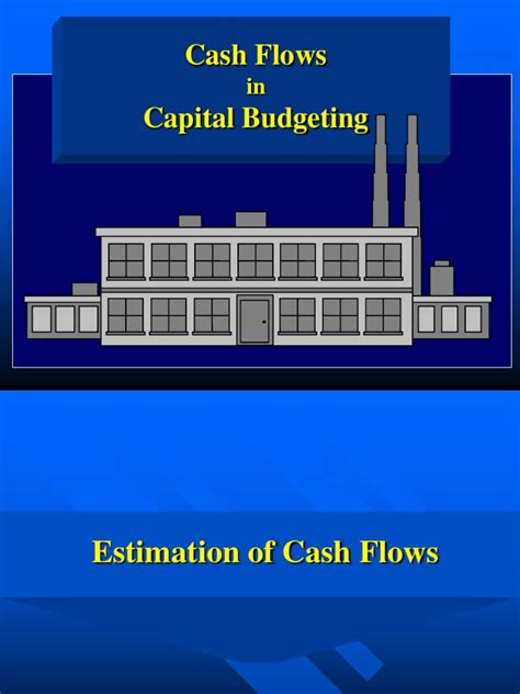 Cash Flows Capital Budgeting Pdf Depreciation Capital Budgeting