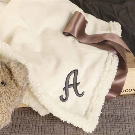 Monogrammed Baby Blanket Baby And Kids Olive And Cocoa Llc
