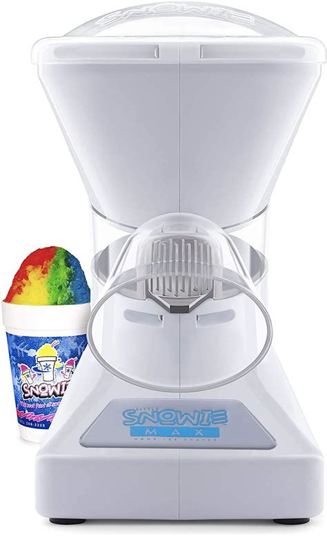 Little Snowie Max Snow Cone Machine Premium Shaved Ice Maker With Powder Sticks Syrup Mix 6