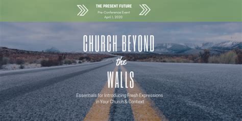 Church Beyond The Walls Pre Conference Workshop Fx National