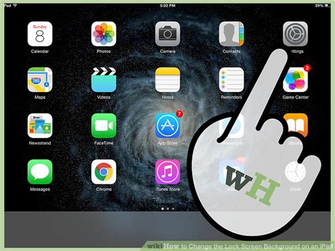 Change an app to show on the. How to Change the Lock Screen Background on an iPad: 10 Steps