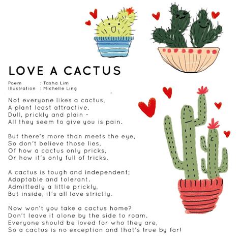 Poem 31 Love A Cactus