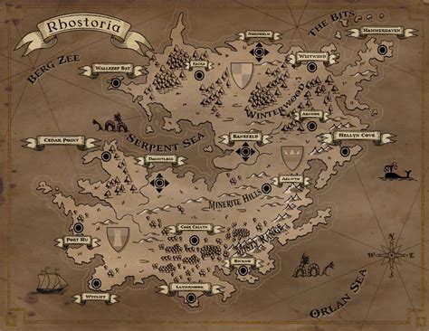 Beginning the process of drawing a fantasy map. Rhostoria fantasy map. This started as a hand drawn map ...