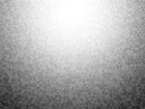 Gray Abstract Background With Triangles And Gradient Stock Vector