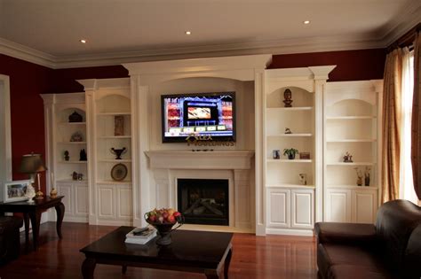 We love a solid, beautiful electric fireplace tv stand. WALL UNITS - Custom Millwork | Wainscot Paneling ...