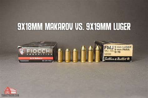 9mm Makarov Vs 9mm Luger Caliber Comparison