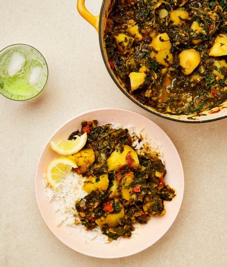 Meera Sodhas Vegan Recipe For Pakistani Style Potato And Spinach Curry