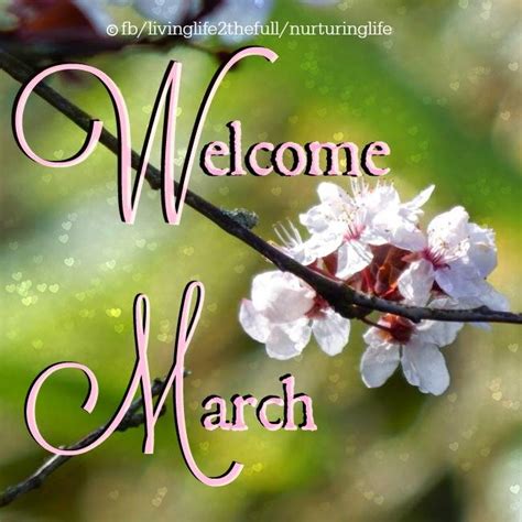Welcome March Images Quotes Free Printable Calendar Templates And