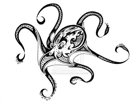 Maori Octopus By Mandytherandomartist Maori Animal Tattoos Sea Life