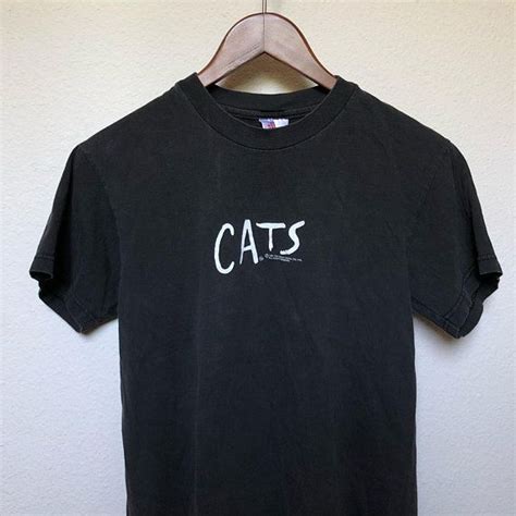 Vintage Cats The Musical T Shirt 1981 80s Cat Shirt 1980s Vtg Cat