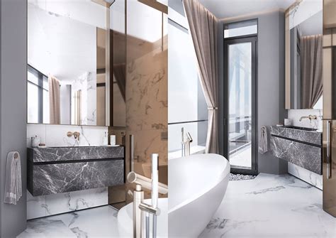Pechersky Luxury Apartment On Behance Luxury Apartments Bathroom