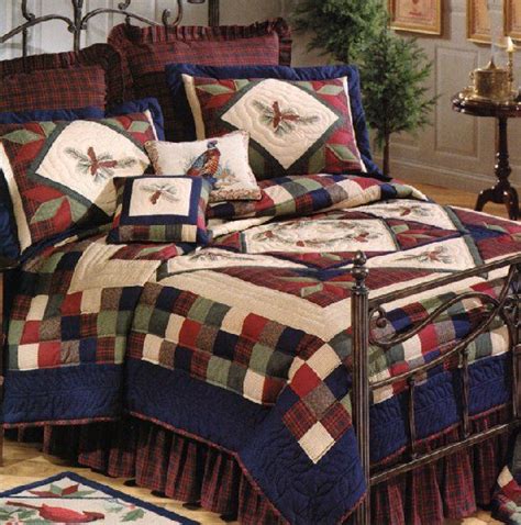 Matching sheets, drapes and valances. Whispering Pines Quilt and Lodge Bedding - Discount Home ...