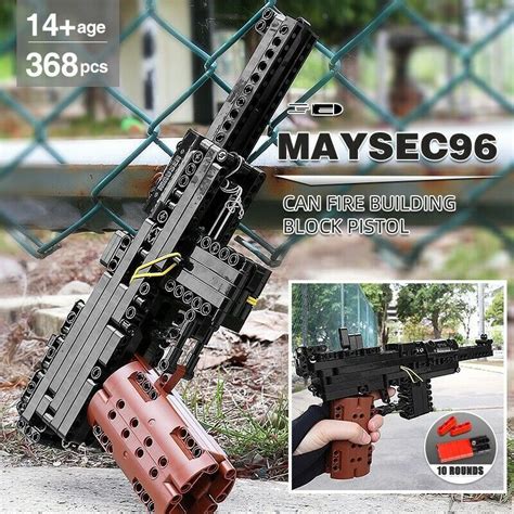 Building Blocks Sets Military Moc Mausers C96 Pistol Bricks Kids Toy
