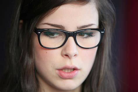 Lena Meyer Landrut Women Women With Glasses Looking Away Face