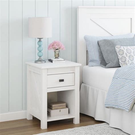 The number 1 rule about picking out your. Cleveland 1 Drawer Nightstand | Farmhouse bedroom ...