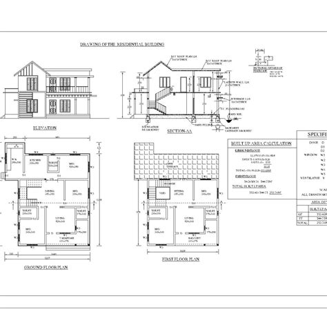 Residence Plan Cad Files Dwg Files Plans And Details