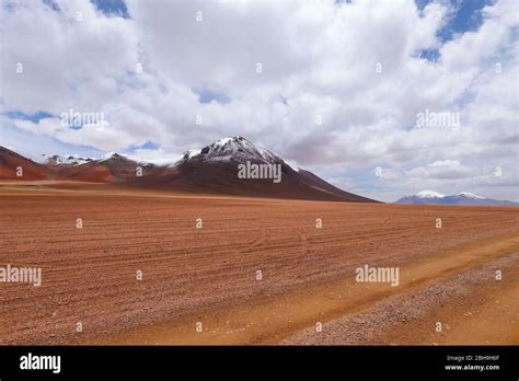 Landscape Of The Bolivian Highlands Desert Landscape Of The Andean