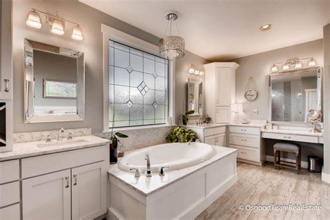 When it comes to cabinet installation, it costs most designers love a bathroom vanity for the storage it offers, but the convenience of added storage will. His and Her Sinks in Master Bathroom | Dream bathrooms ...