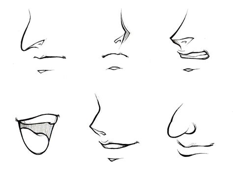 8 steps how to draw side view anime step by step real time drawing steps 1 you can start draw face with a simple circle. Anime Nose Drawing at PaintingValley.com | Explore ...