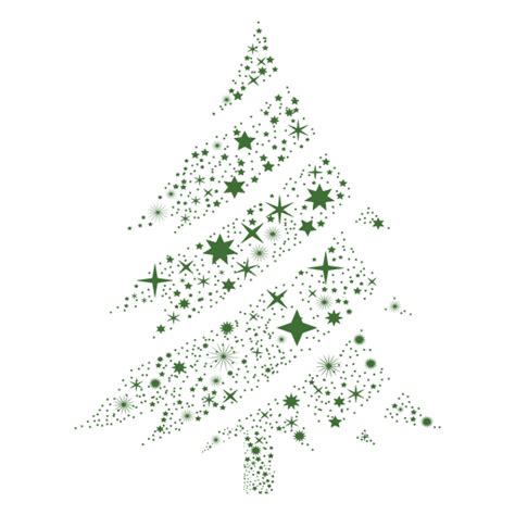 Snowflake Christmas Tree Transparent Png And Svg Vector File