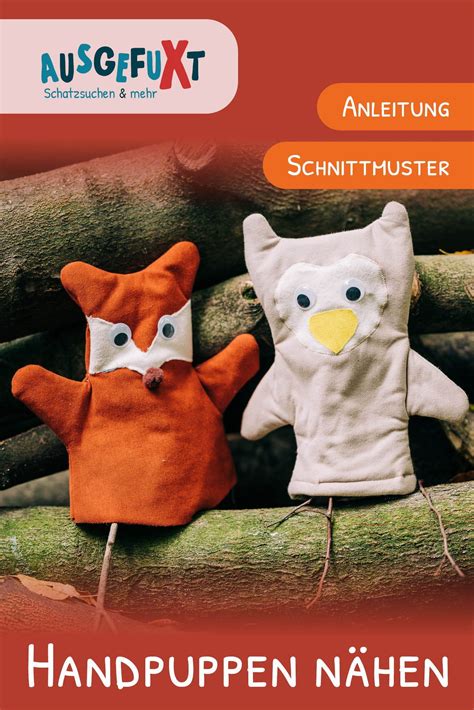 Kleinen wal zum kuscheln selbst nähen. Handpuppen nähen: Schnittmuster und Nähanleitung ...