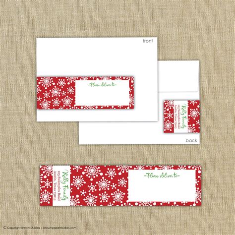 50 Wrap Around Address Labels By Brownpaperstudios On Etsy