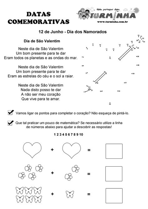 Então só para entrar no clima, vamos falar um pouco sobre amor. DIA DOS NAMORADOS DESENHOS ATIVIDADES LEMBRANÇAS CARTAZES ...