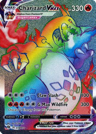 Charizard VMAX Rainbow Rare - 74/73 - Champion's Path – The Colosseum