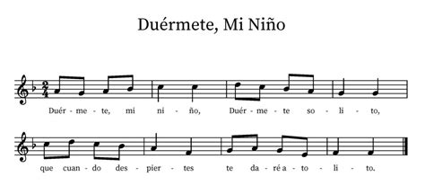 Duérmete Mi Nino For The Elementary Music Classroom