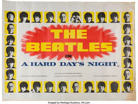The Beatles A Hard Days Night Movie Poster 1964 Movietv
