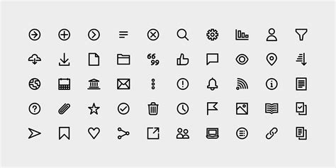 Frontiers Icon Library — James Round Designer