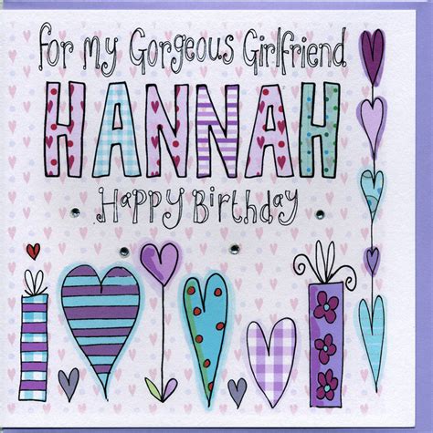 9 romantic birthday wishes for your girlfriend. Personalised Girlfriend Birthday Card By Claire Sowden Design | notonthehighstreet.com