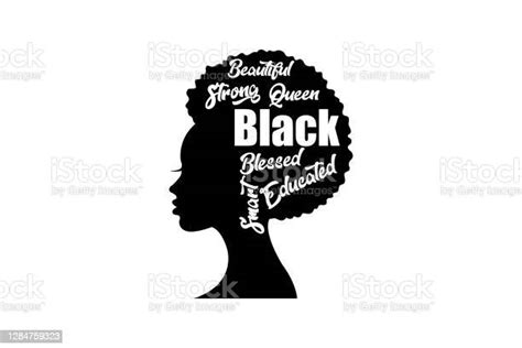 Layered Afro Woman Earrings Vector Stock Illustration Download Image