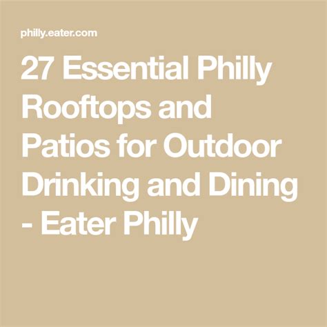 11 Rooftops And Decks For Dining Outdoors In Philly Rooftop Best