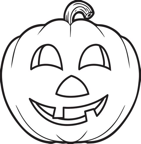 Printable Pumpkin Coloring Page for Kids #5 – SupplyMe