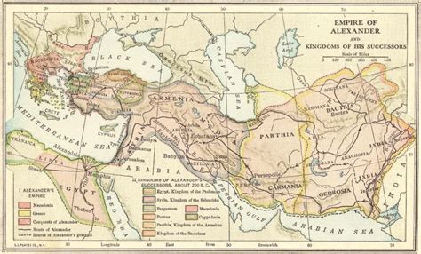 Empire Of Alexander The Great Map Student Handouts