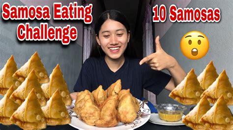 10 Samosa Eating Challenge😵😵 Nepali Food Challenge ️ ️ Its Me Aarati Youtube