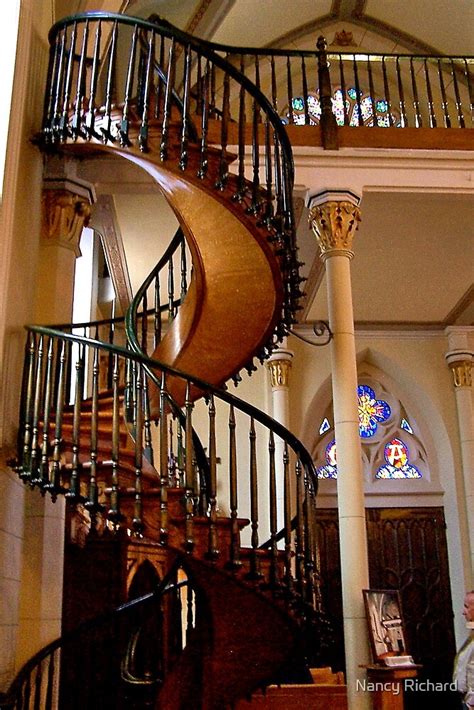Loretto Chapel Miraculous Stairs By Nancy Richard Redbubble
