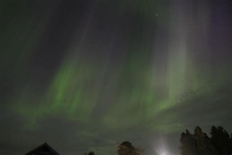 Tonight I Spotted Some Amazing Northern Light In Northern Sweden Around