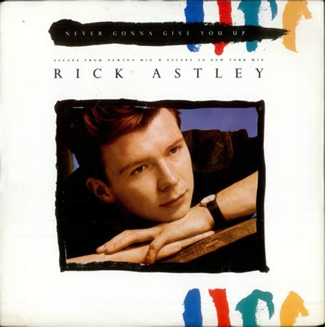 Never gonna give you up. Rick Astley Never gonna give you up (Vinyl Records, LP, CD ...