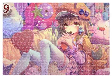 Cardboard Puzzles Hot Anime Girls Puzzles Adult Puzzle Etsy
