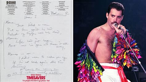 Unseen Freddie Mercury Lyrics Reveal Original Title Of Queens