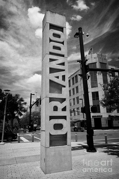 Orlando Sign Orlando Florida Usa Photograph By Joe Fox Fine Art America