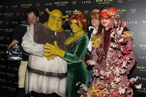 Luft Weg Zeitraum Shrek Kostüm Heidi Klum Managen Klammer Kindertag