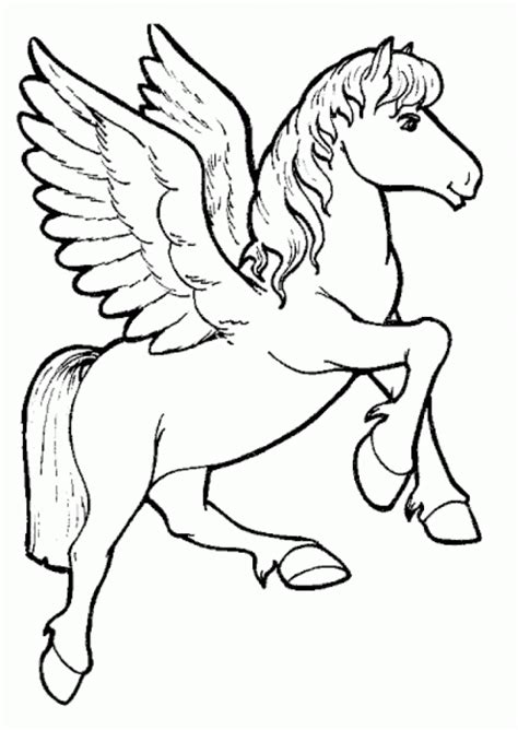 How to draw a unicorn for kids, funny drawings, draw cute things, cute unicorn. Winged Unicorn Coloring Pages - ClipArt Best