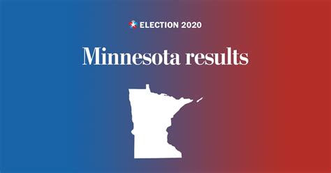 Minnesota 2020 Live Election Results The Washington Post